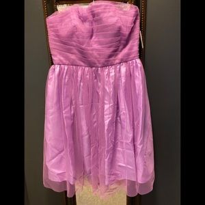 Purple cocktail dress